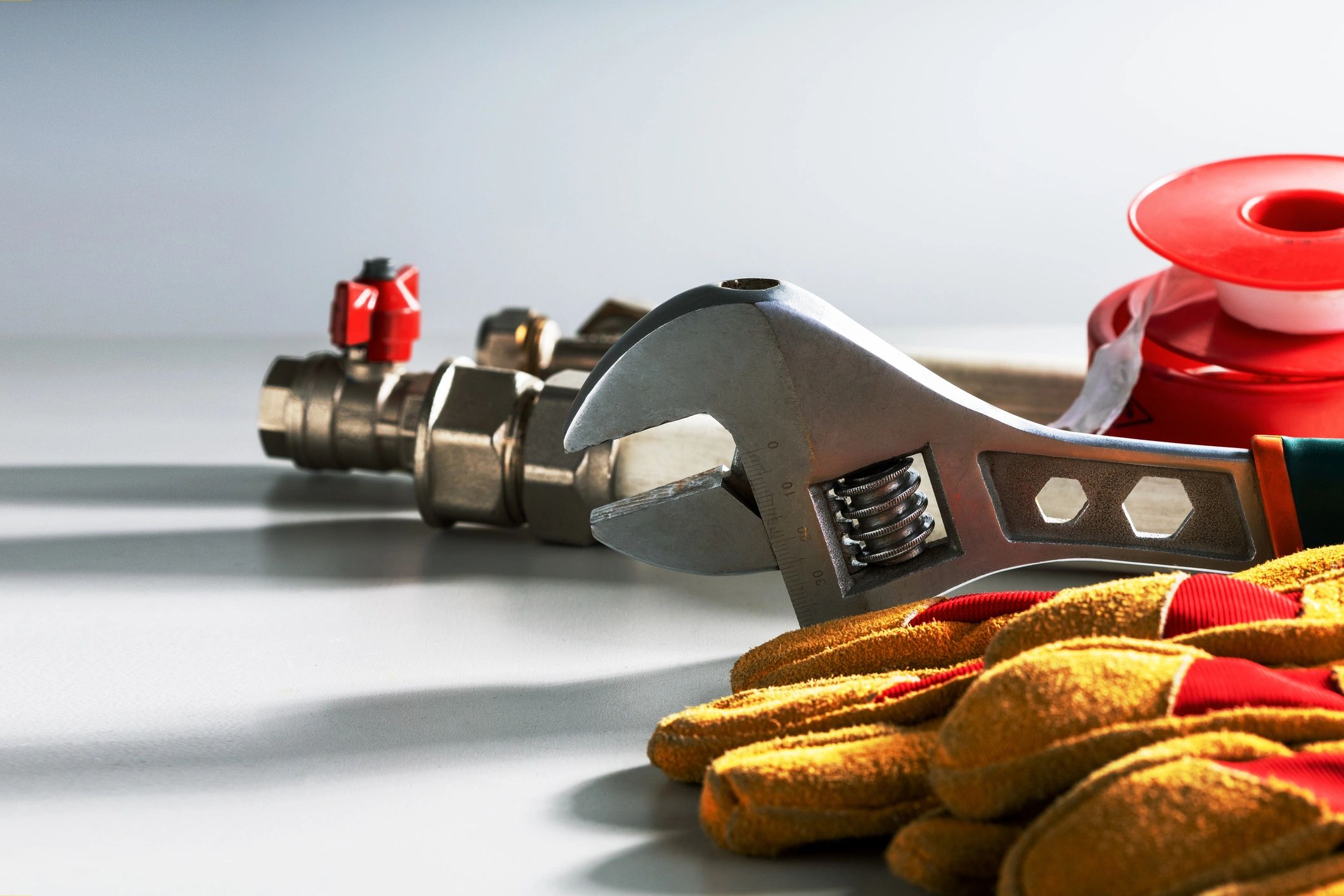 Assorted plumbing tools and equipment